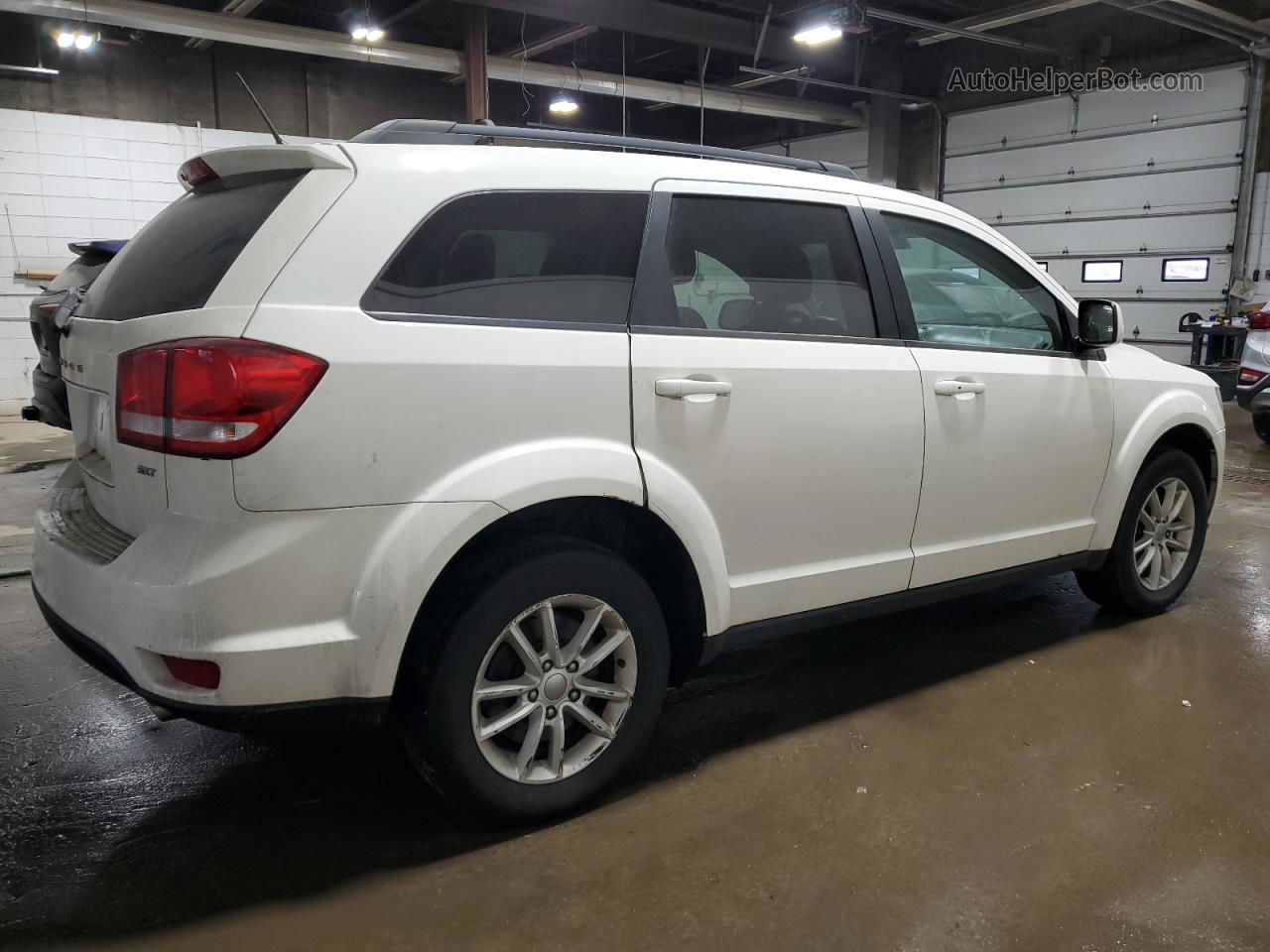 2015 Dodge Journey Sxt White vin: 3C4PDDBG2FT544158