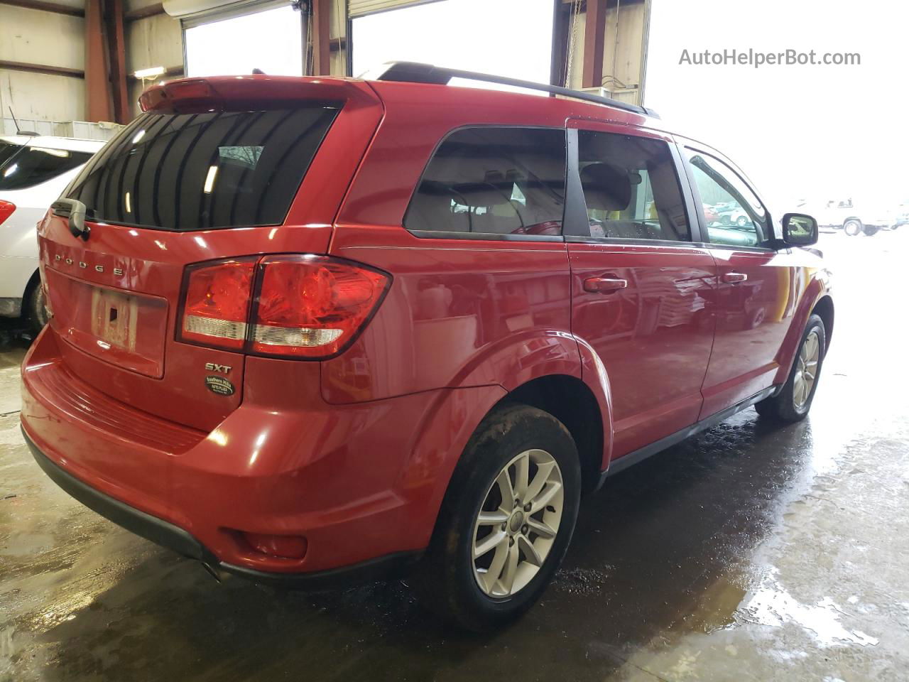 2015 Dodge Journey Sxt Red vin: 3C4PDDBG2FT755683