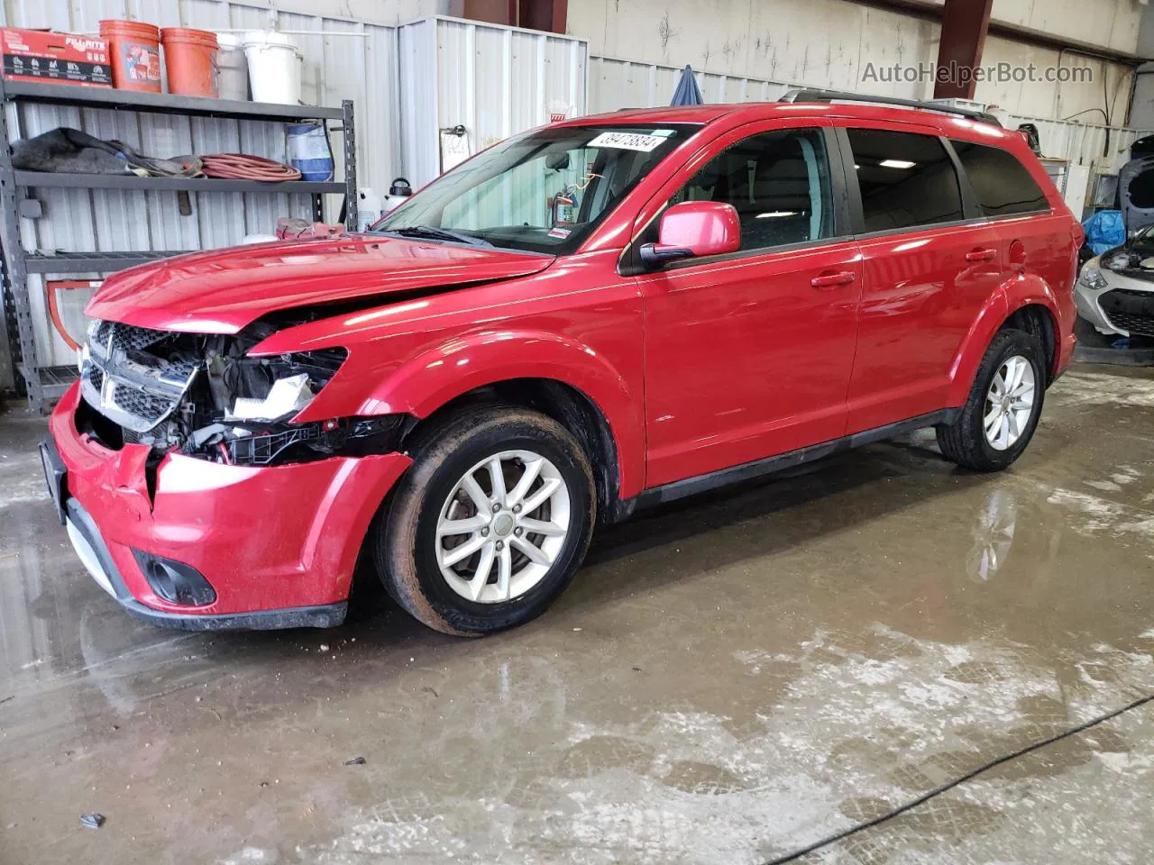 2015 Dodge Journey Sxt Red vin: 3C4PDDBG2FT755683