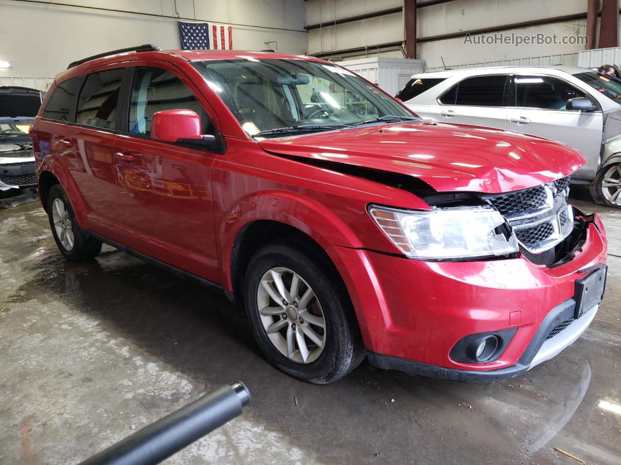 2015 Dodge Journey Sxt Red vin: 3C4PDDBG2FT755683