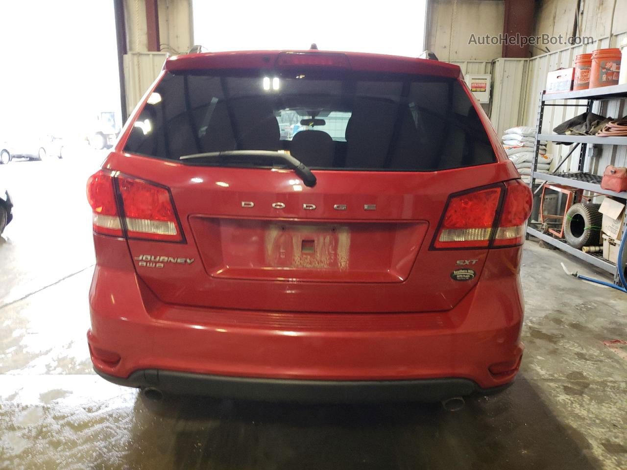 2015 Dodge Journey Sxt Red vin: 3C4PDDBG2FT755683