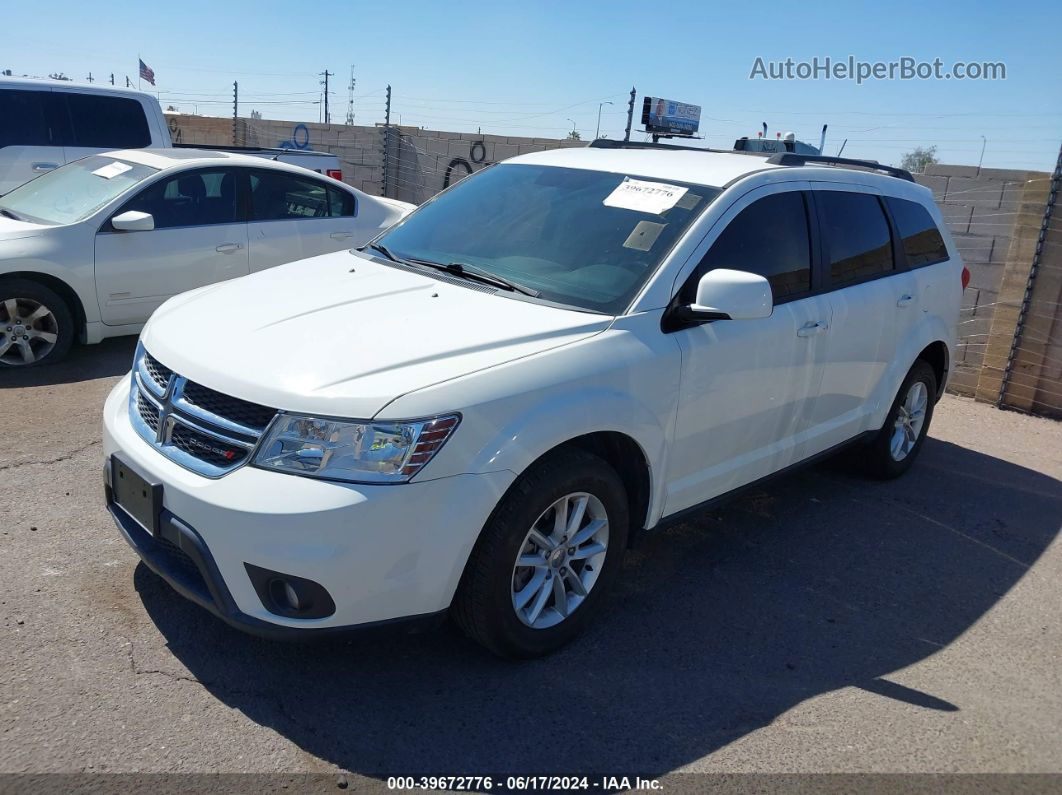 2016 Dodge Journey Sxt White vin: 3C4PDDBG2GT196380