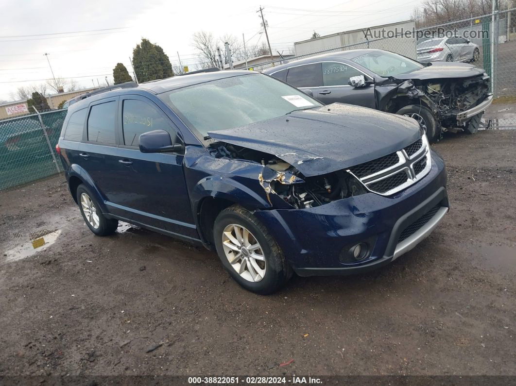 2017 Dodge Journey Sxt Awd Синий vin: 3C4PDDBG2HT540145