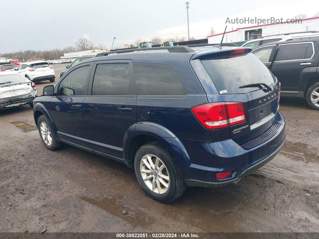 2017 Dodge Journey Sxt Awd Синий vin: 3C4PDDBG2HT540145