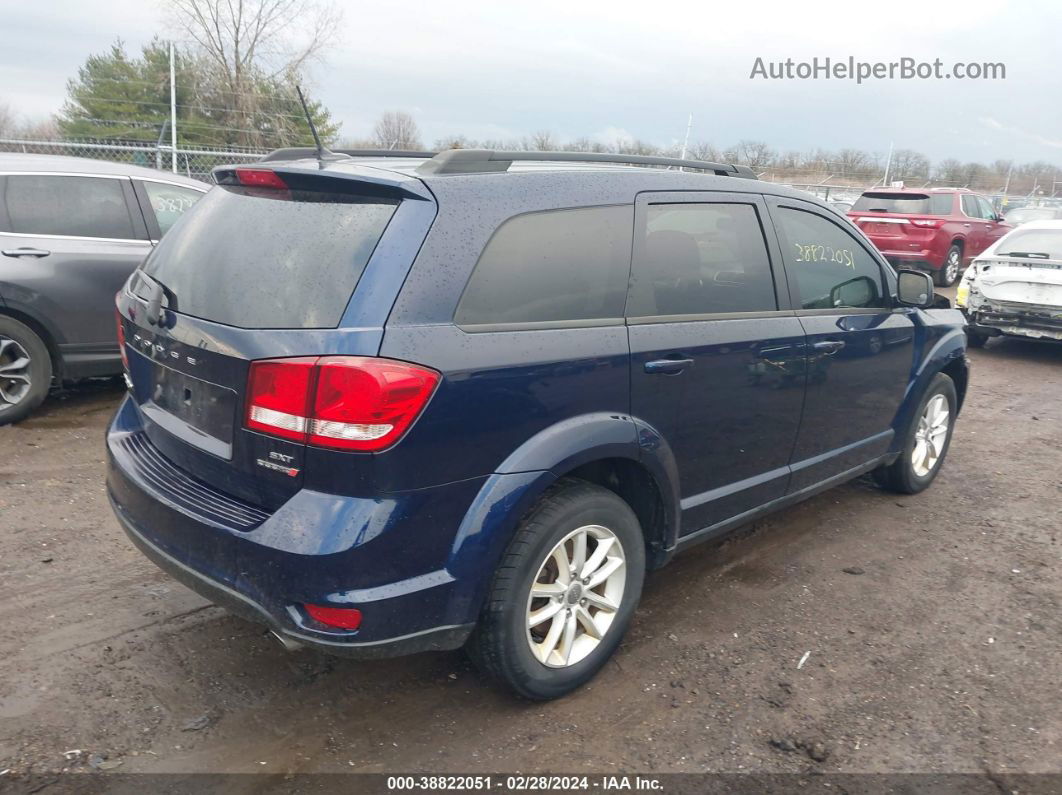 2017 Dodge Journey Sxt Awd Синий vin: 3C4PDDBG2HT540145