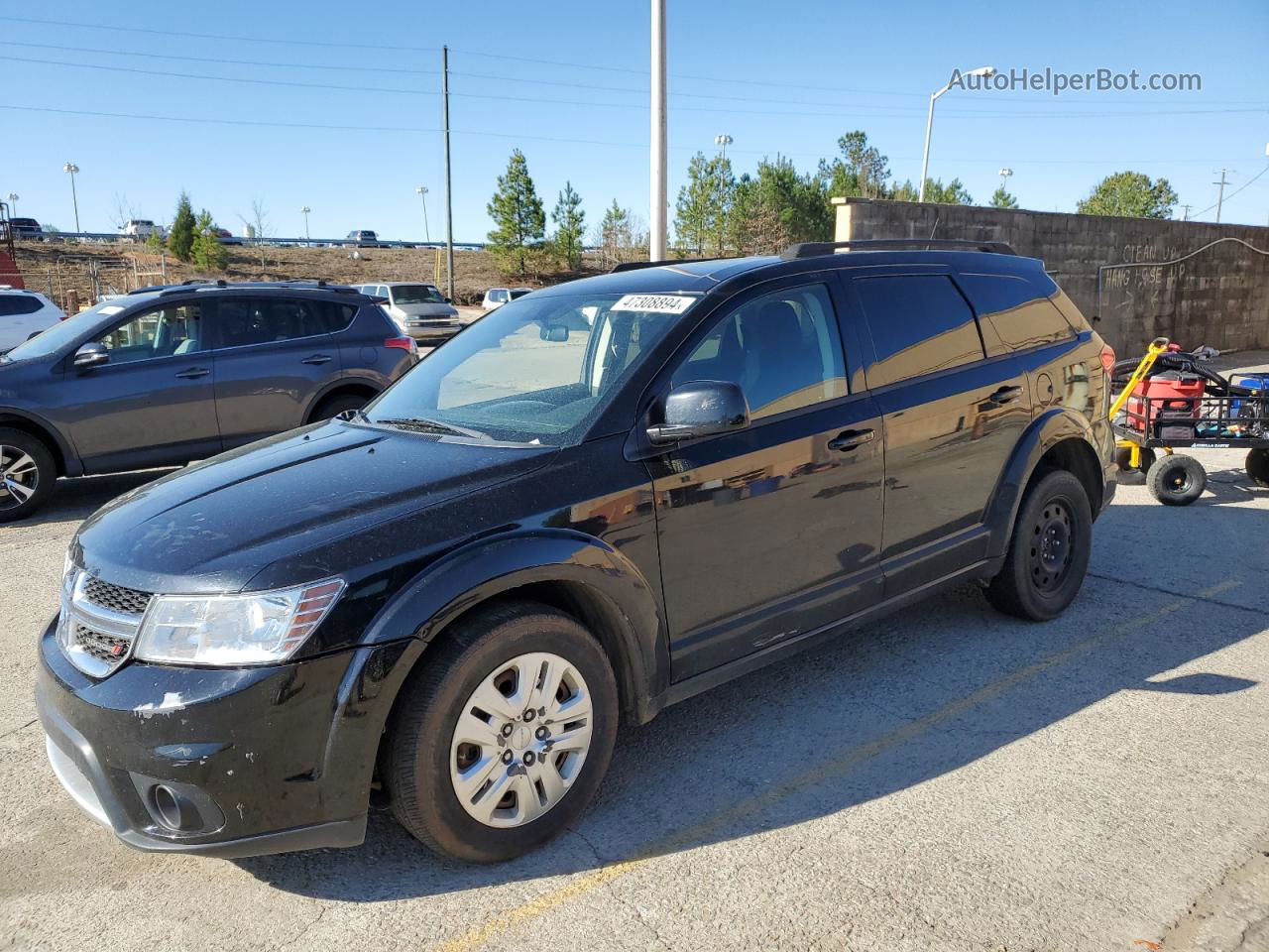 2017 Dodge Journey Sxt Черный vin: 3C4PDDBG2HT540274