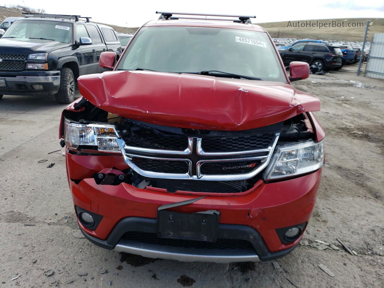 2017 Dodge Journey Sxt Red vin: 3C4PDDBG2HT575073