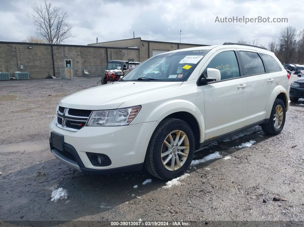 2014 Dodge Journey Sxt Белый vin: 3C4PDDBG3ET108627