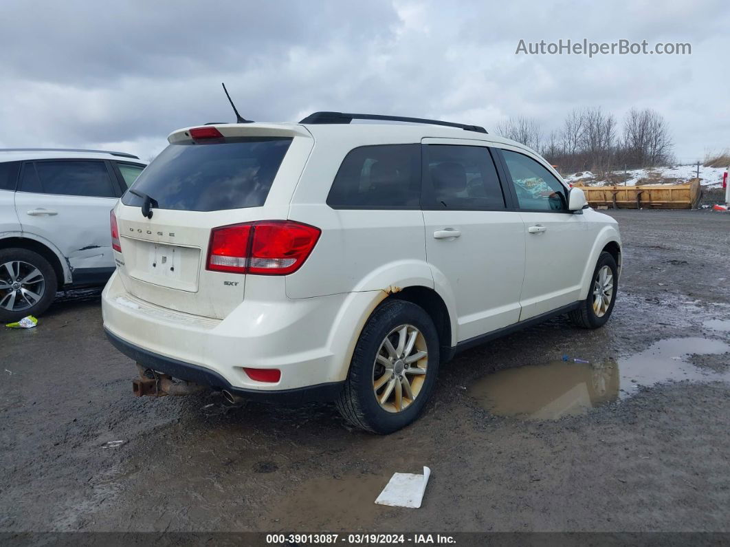 2014 Dodge Journey Sxt Белый vin: 3C4PDDBG3ET108627