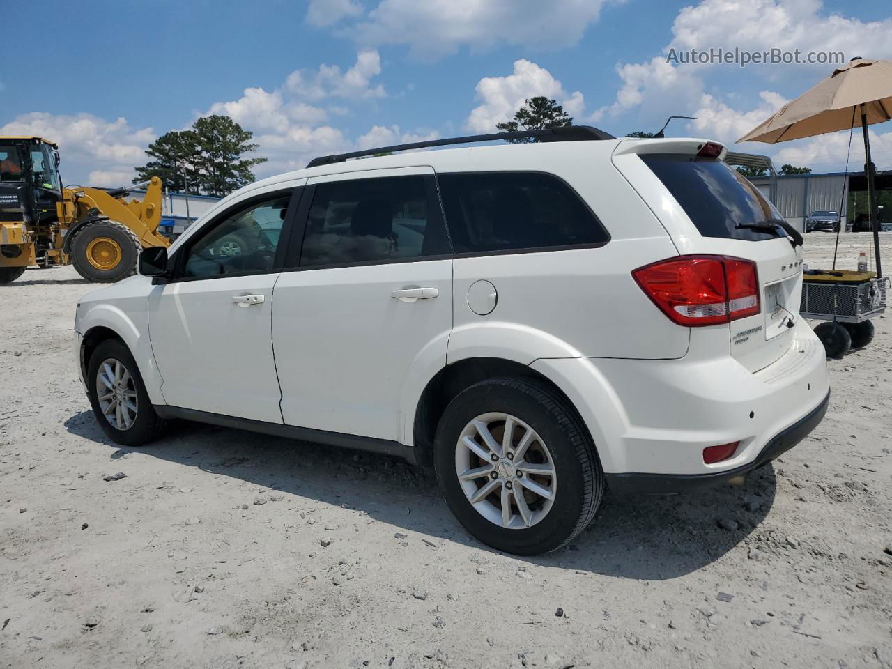 2014 Dodge Journey Sxt White vin: 3C4PDDBG3ET178516