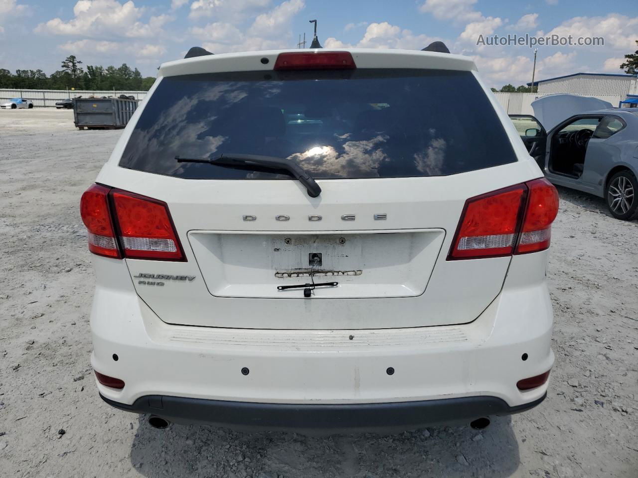 2014 Dodge Journey Sxt White vin: 3C4PDDBG3ET178516