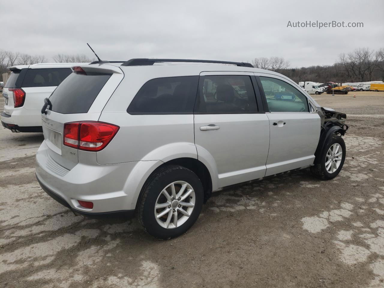 2014 Dodge Journey Sxt Silver vin: 3C4PDDBG3ET271701