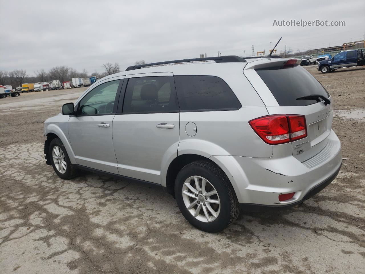 2014 Dodge Journey Sxt Silver vin: 3C4PDDBG3ET271701