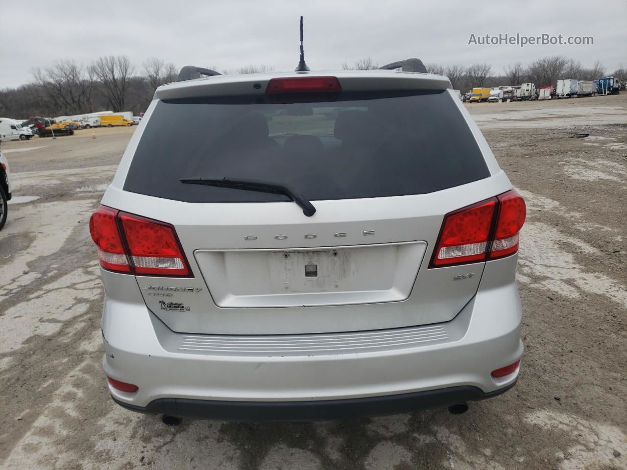 2014 Dodge Journey Sxt Silver vin: 3C4PDDBG3ET271701