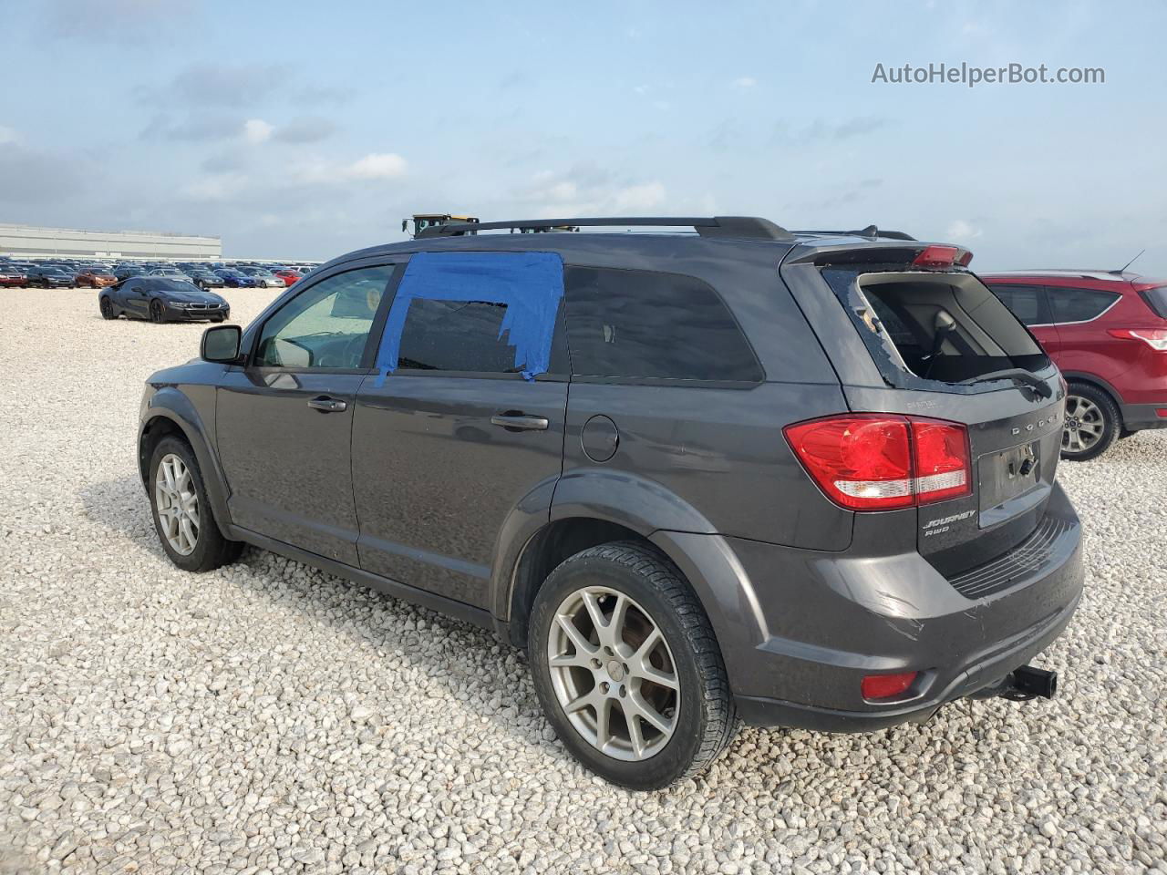 2015 Dodge Journey Sxt Gray vin: 3C4PDDBG3FT676104