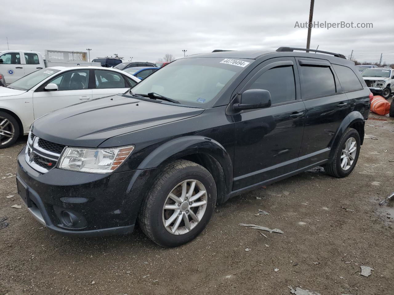 2016 Dodge Journey Sxt Black vin: 3C4PDDBG3GT105715