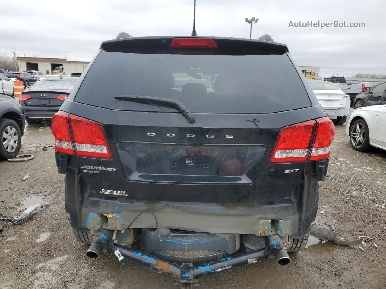 2016 Dodge Journey Sxt Black vin: 3C4PDDBG3GT105715