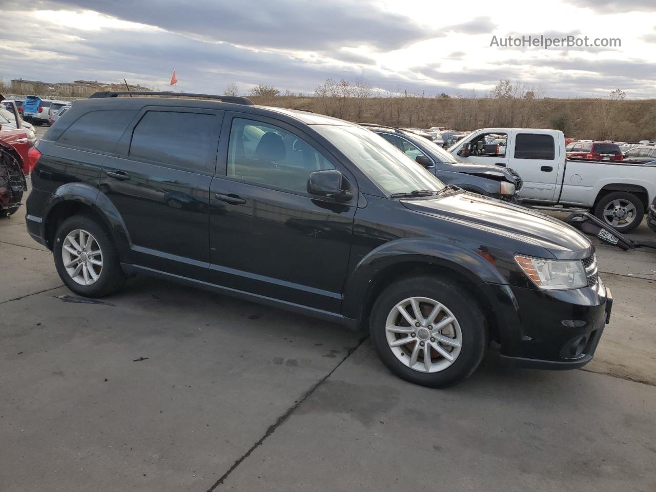 2016 Dodge Journey Sxt Black vin: 3C4PDDBG3GT210819