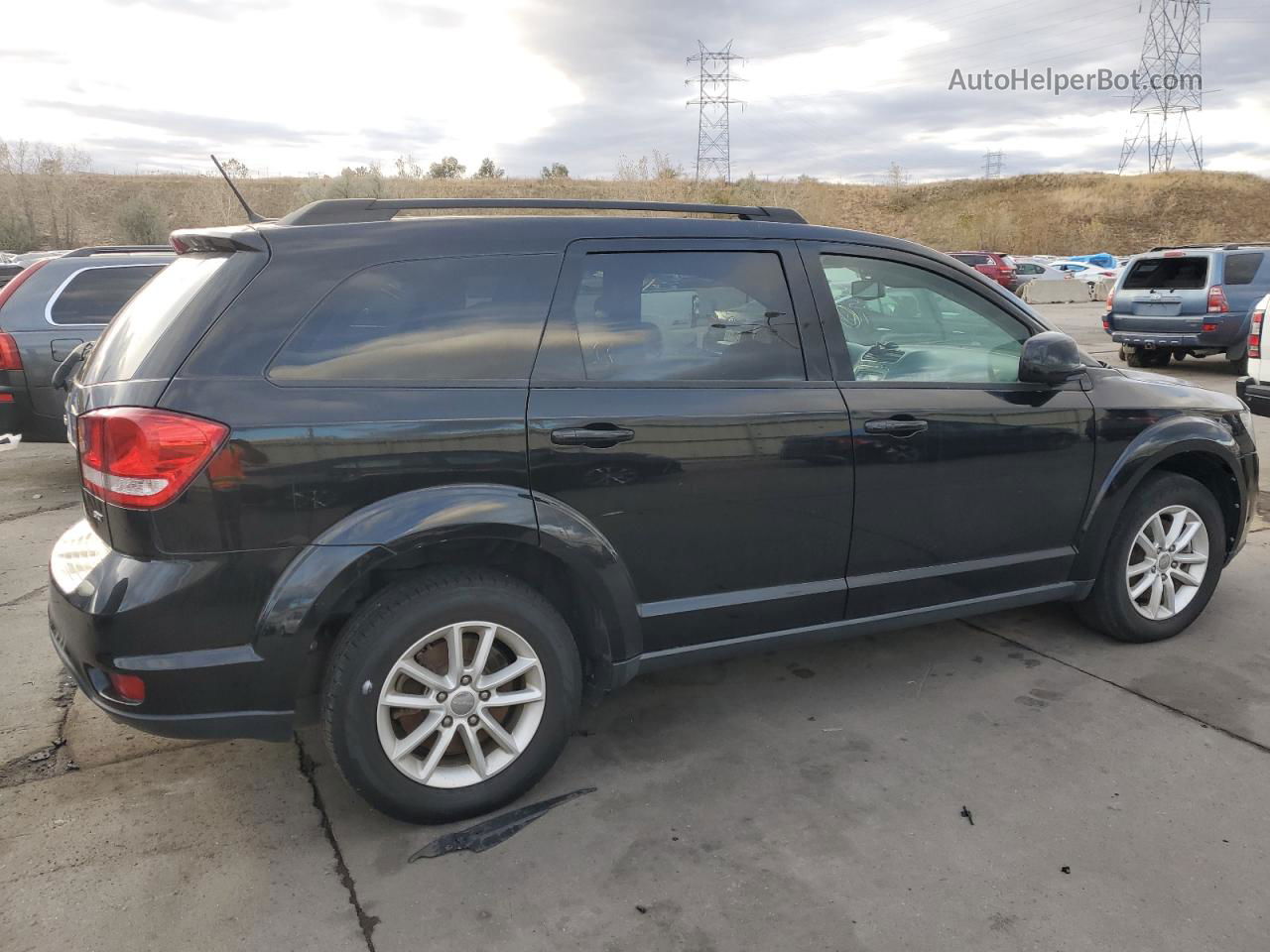 2016 Dodge Journey Sxt Black vin: 3C4PDDBG3GT210819