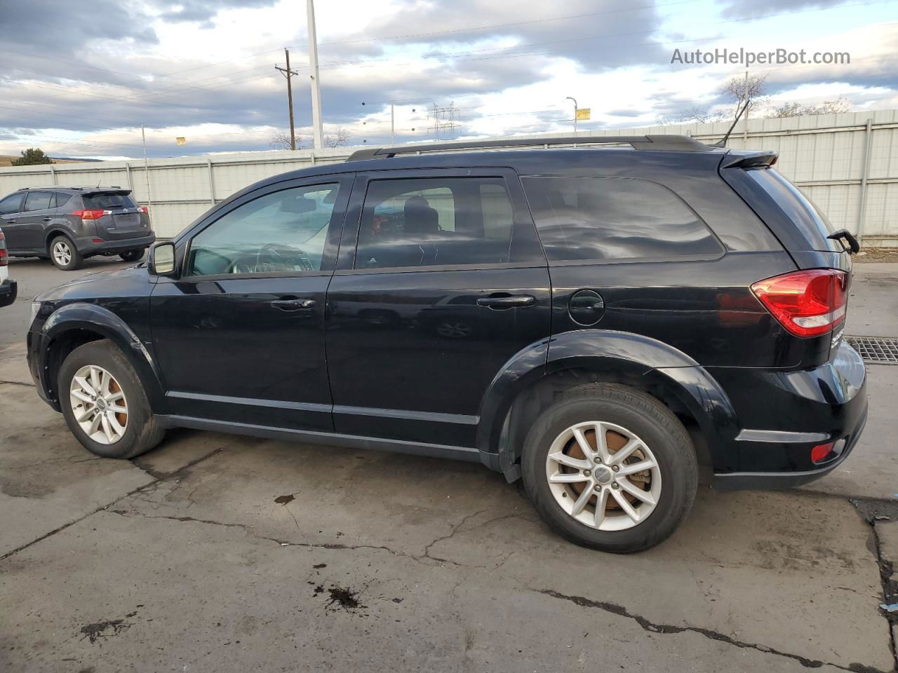 2016 Dodge Journey Sxt Черный vin: 3C4PDDBG3GT210819