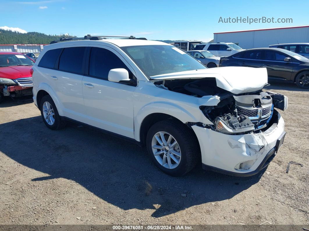 2017 Dodge Journey Sxt Awd White vin: 3C4PDDBG3HT617931