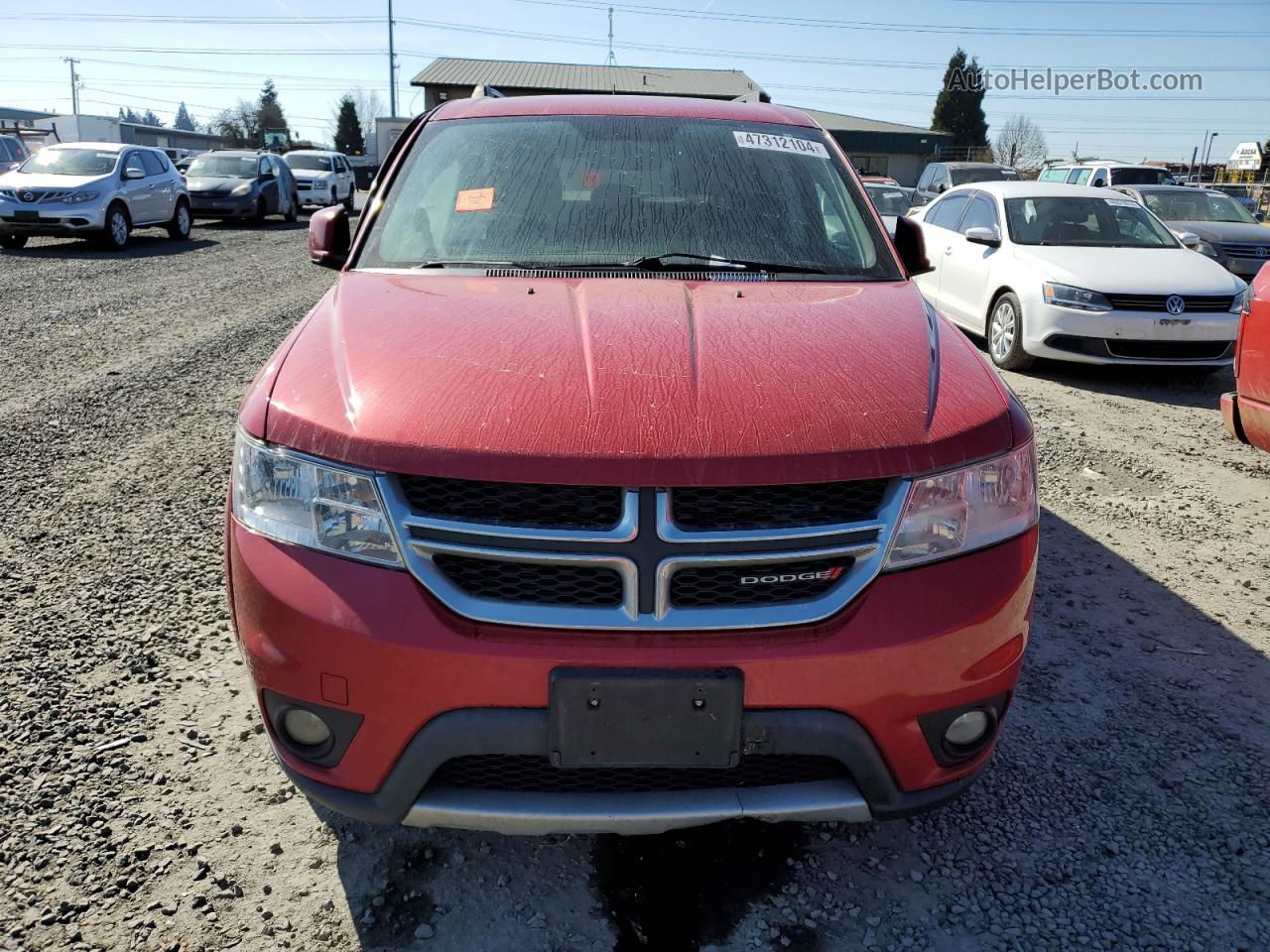 2017 Dodge Journey Sxt Red vin: 3C4PDDBG3HT677949