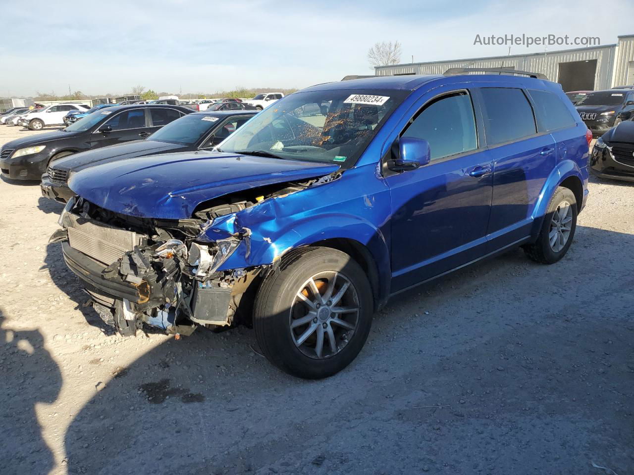 2015 Dodge Journey Sxt Blue vin: 3C4PDDBG4FT533503