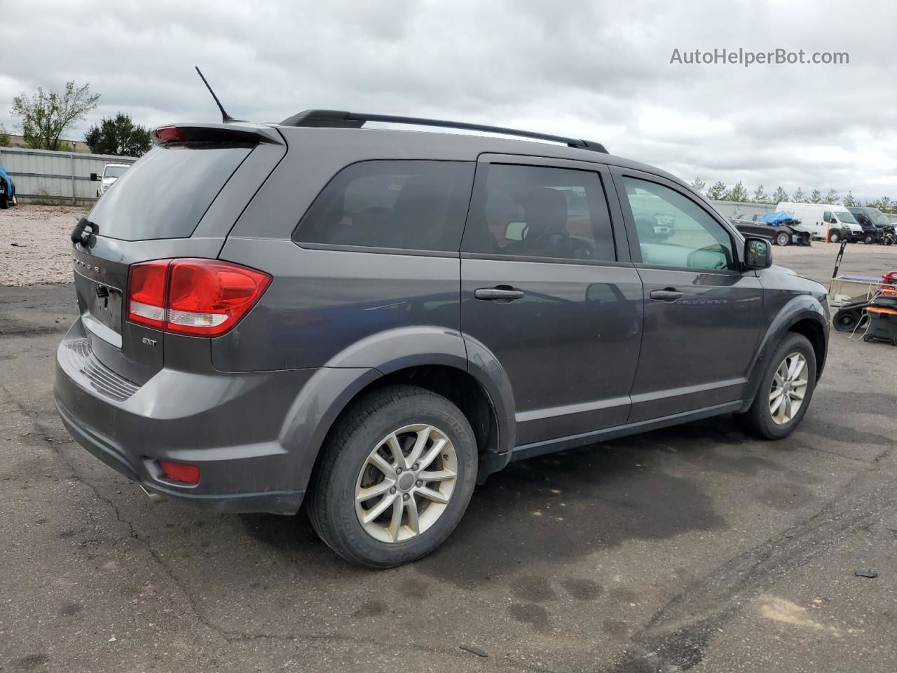 2015 Dodge Journey Sxt Gray vin: 3C4PDDBG4FT606823