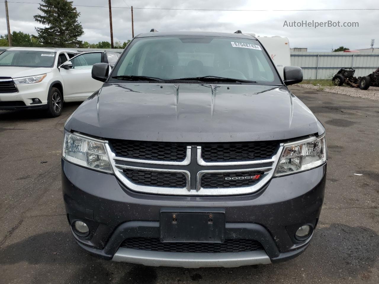 2015 Dodge Journey Sxt Gray vin: 3C4PDDBG4FT606823