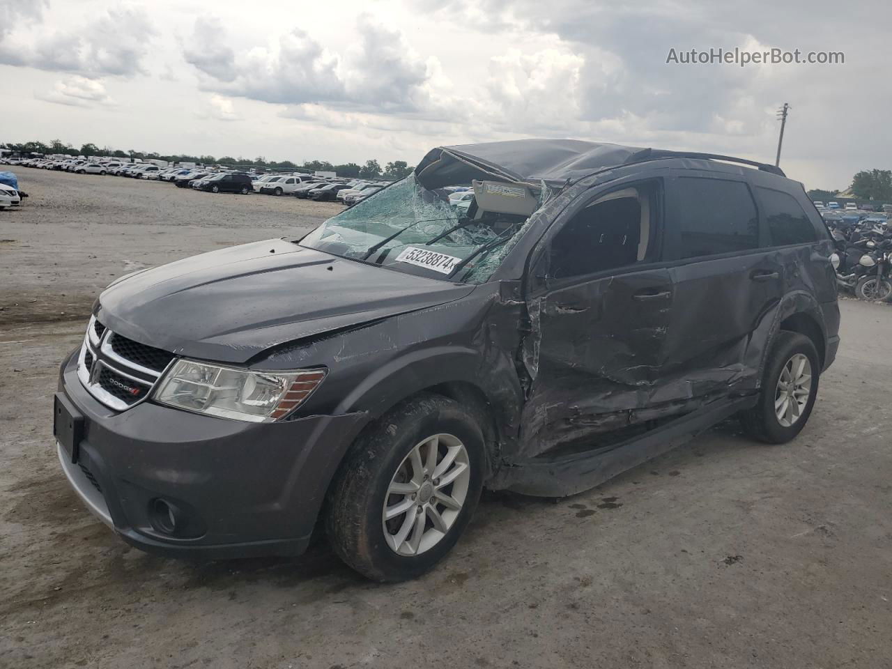 2015 Dodge Journey Sxt Charcoal vin: 3C4PDDBG4FT606918