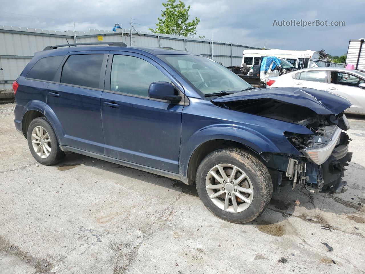 2017 Dodge Journey Sxt Blue vin: 3C4PDDBG4HT513514