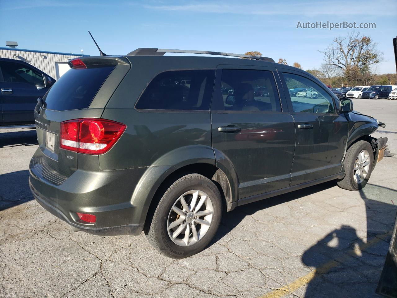 2017 Dodge Journey Sxt Green vin: 3C4PDDBG4HT577701