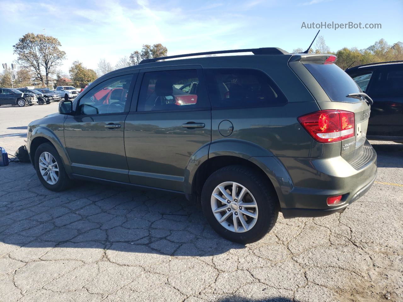 2017 Dodge Journey Sxt Зеленый vin: 3C4PDDBG4HT577701