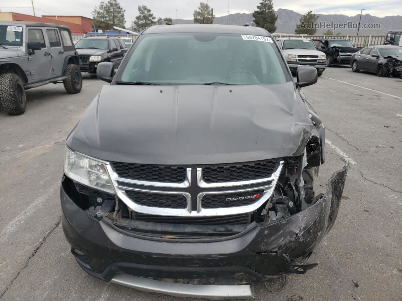 2017 Dodge Journey Sxt Gray vin: 3C4PDDBG4HT654003