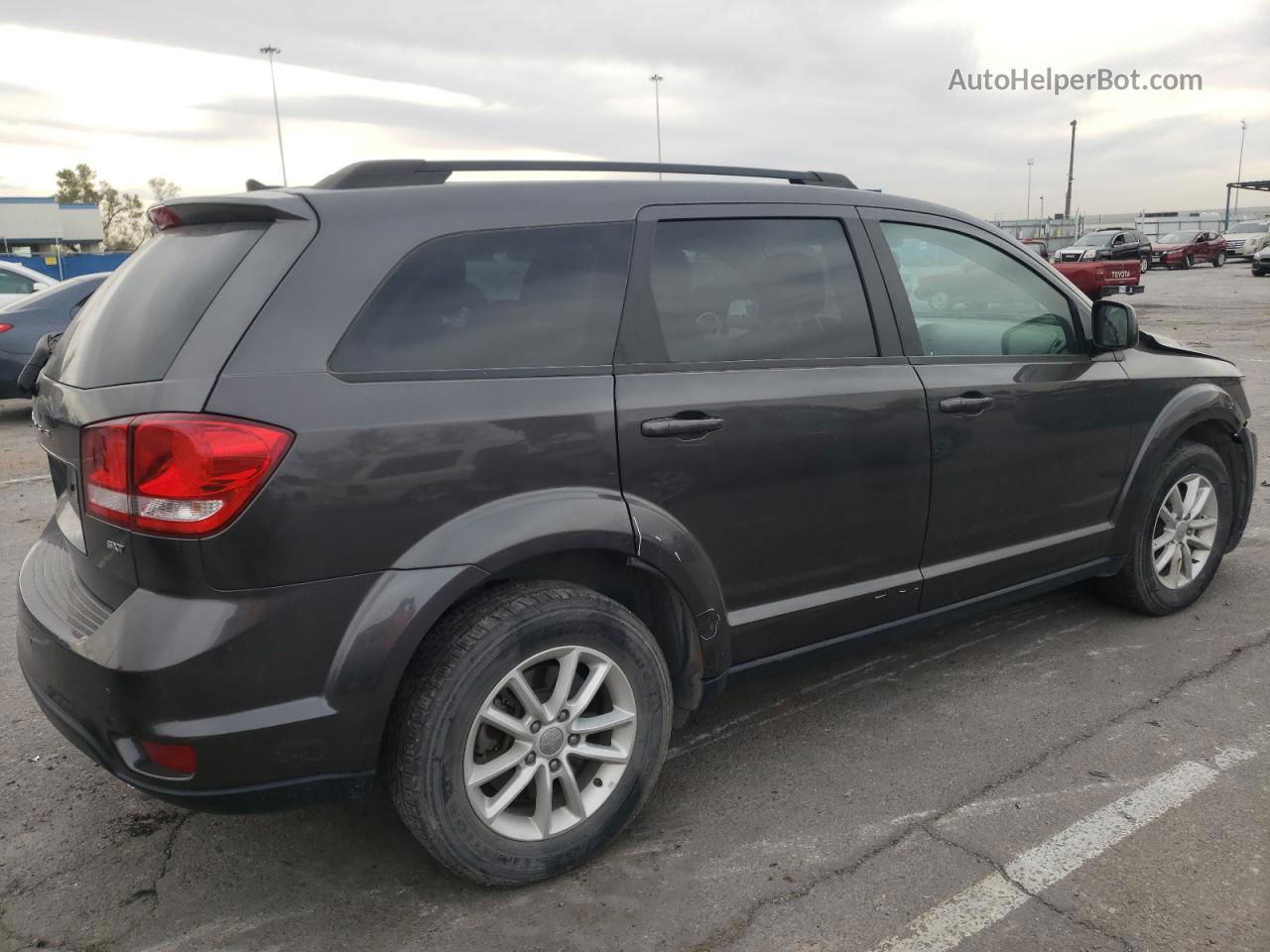 2017 Dodge Journey Sxt Gray vin: 3C4PDDBG4HT654003