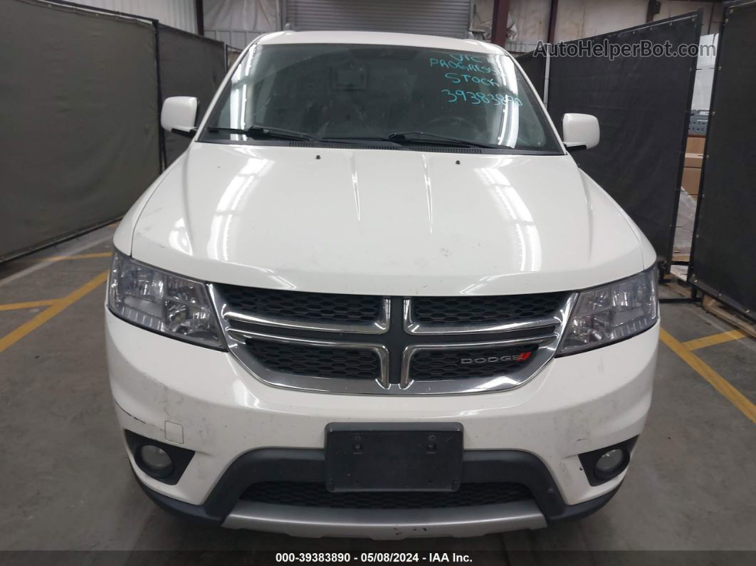 2014 Dodge Journey Sxt White vin: 3C4PDDBG5ET127356