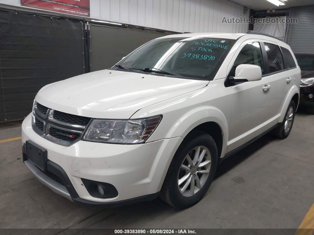 2014 Dodge Journey Sxt White vin: 3C4PDDBG5ET127356