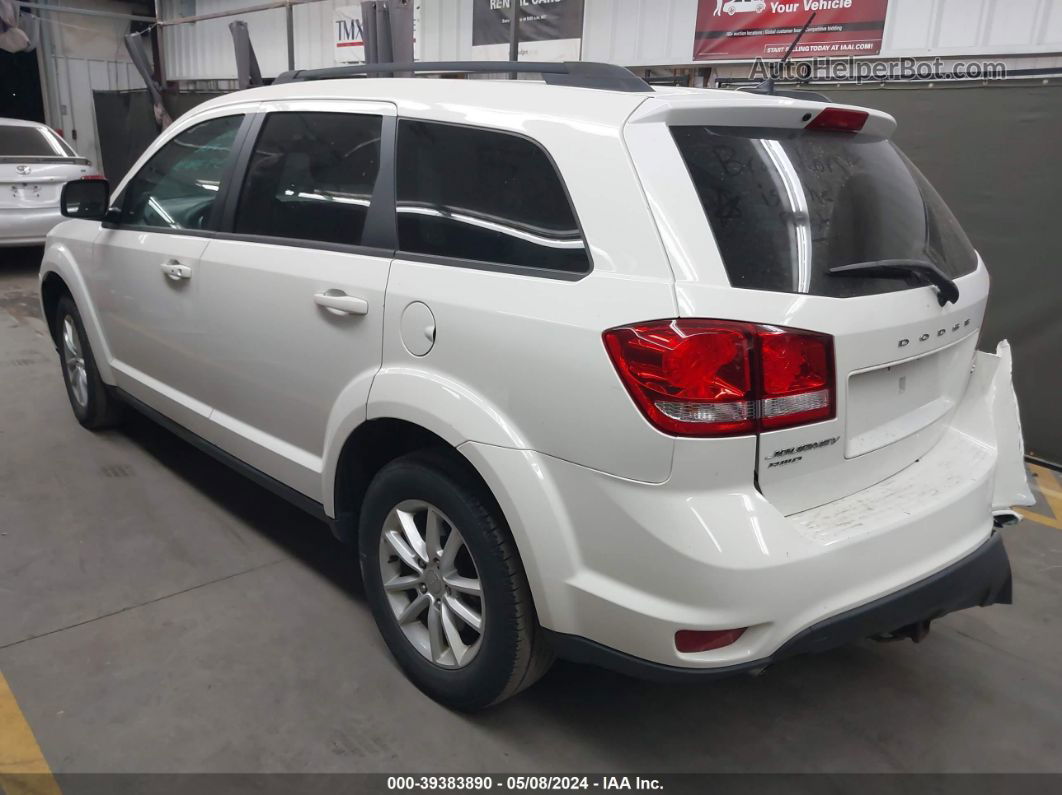 2014 Dodge Journey Sxt White vin: 3C4PDDBG5ET127356