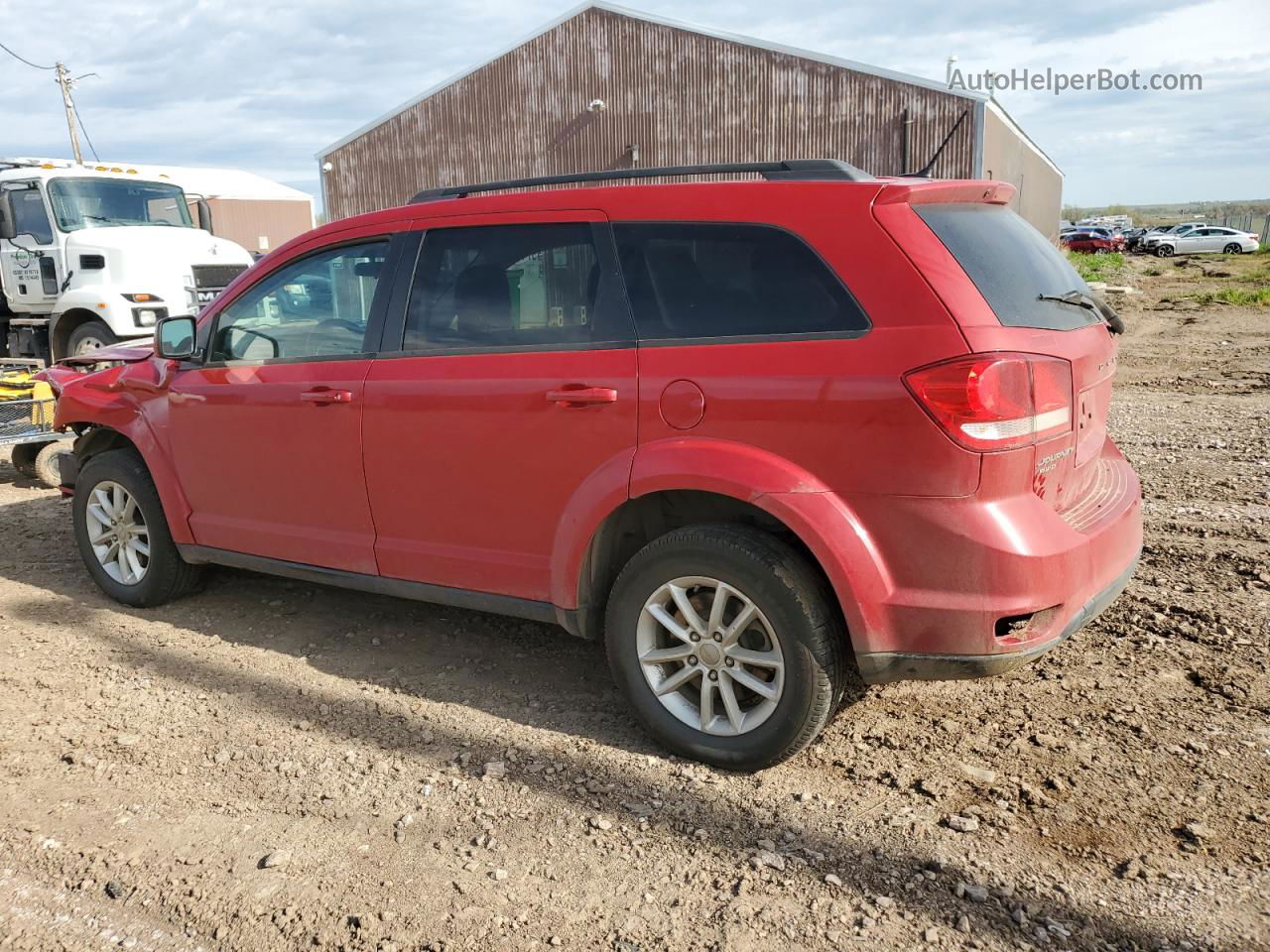 2014 Dodge Journey Sxt Red vin: 3C4PDDBG5ET178887