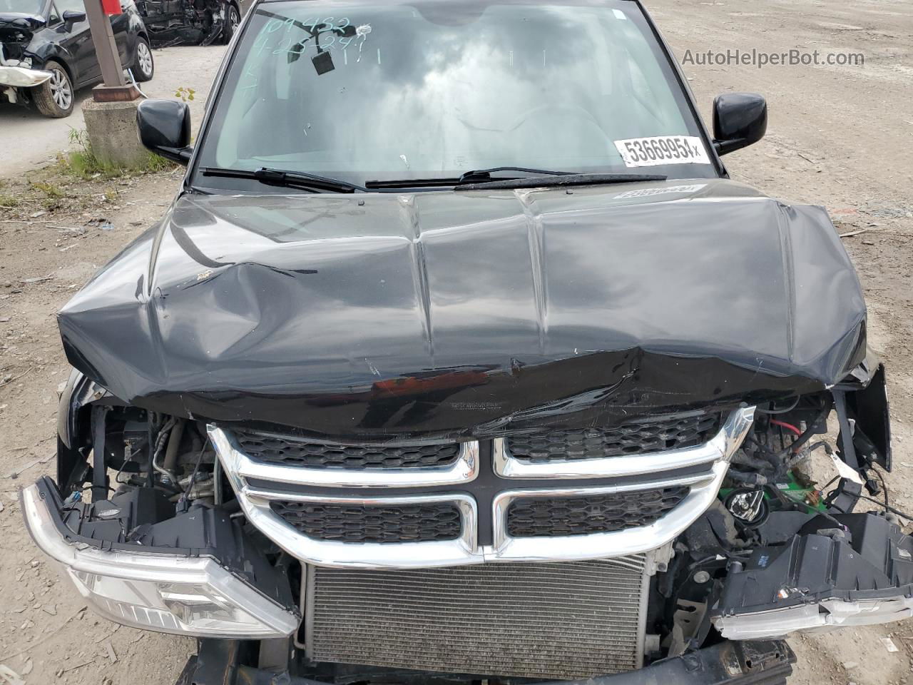 2014 Dodge Journey Sxt Black vin: 3C4PDDBG5ET242006