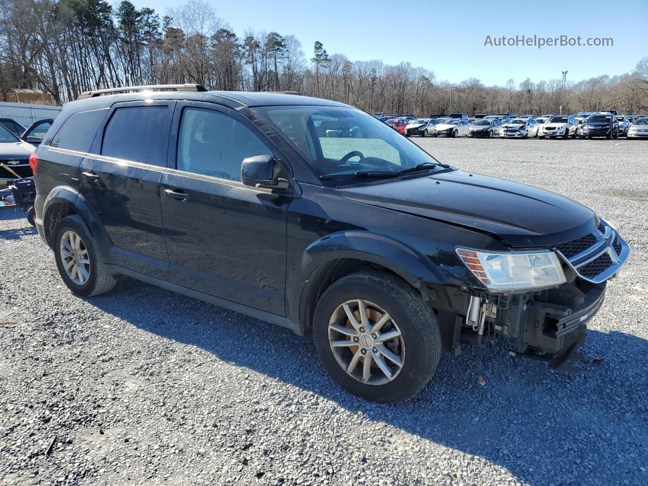 2015 Dodge Journey Sxt Black vin: 3C4PDDBG5FT589482