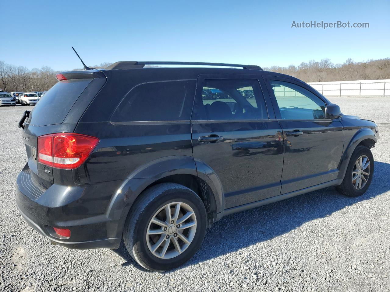 2015 Dodge Journey Sxt Черный vin: 3C4PDDBG5FT589482