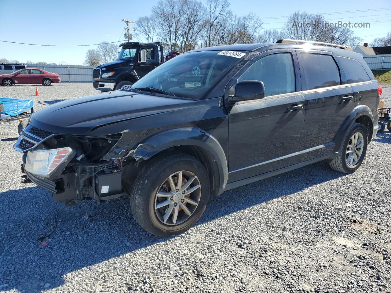 2015 Dodge Journey Sxt Черный vin: 3C4PDDBG5FT589482