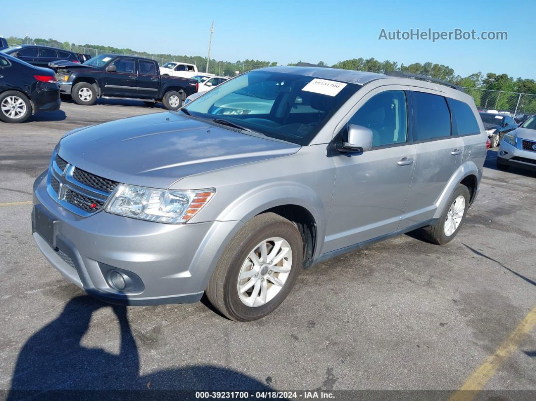 2016 Dodge Journey Sxt Silver vin: 3C4PDDBG5GT105831