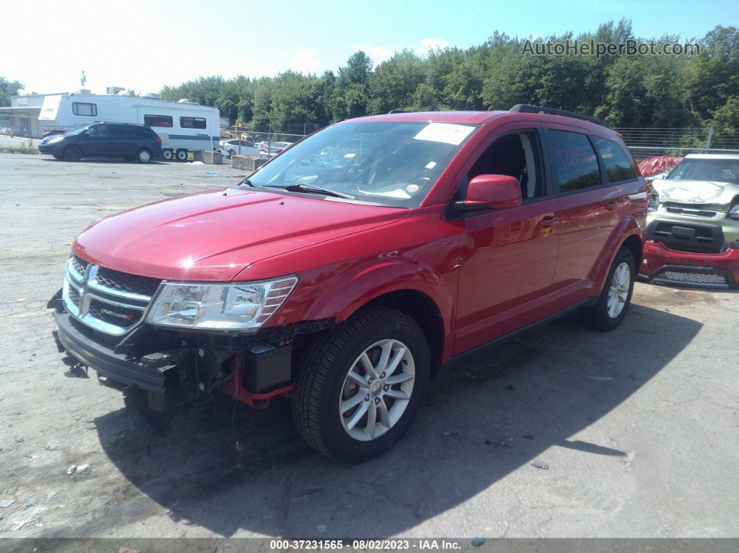 2016 Dodge Journey Sxt Red vin: 3C4PDDBG5GT106364