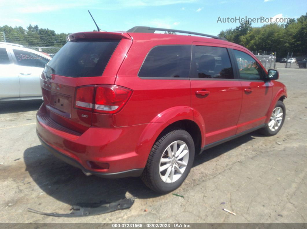 2016 Dodge Journey Sxt Red vin: 3C4PDDBG5GT106364