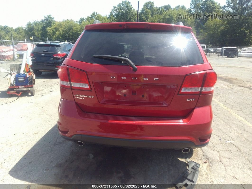 2016 Dodge Journey Sxt Red vin: 3C4PDDBG5GT106364