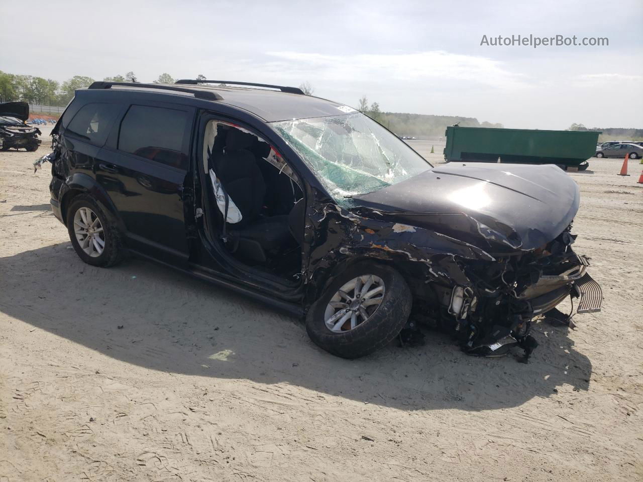 2016 Dodge Journey Sxt Black vin: 3C4PDDBG5GT117459