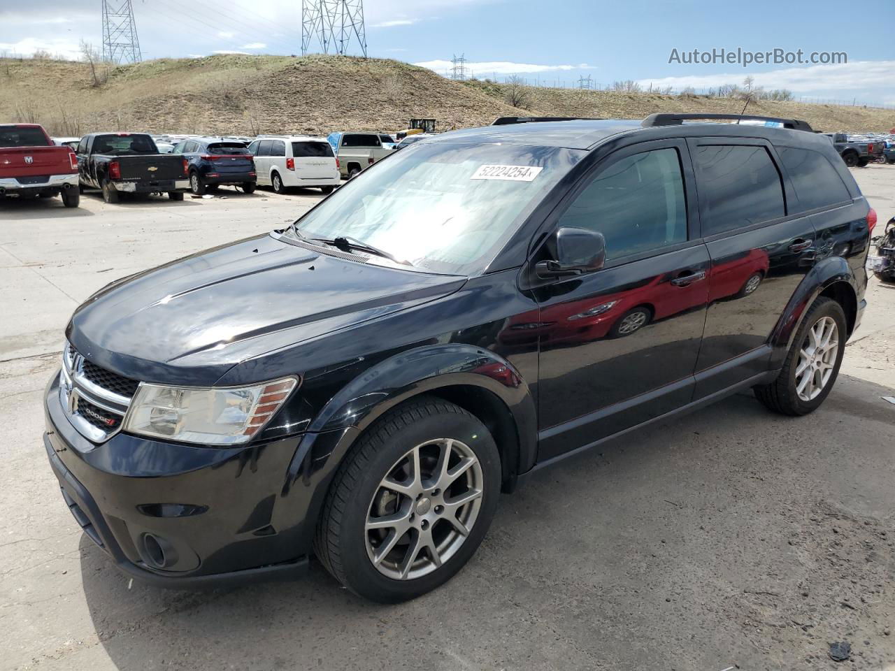 2016 Dodge Journey Sxt Black vin: 3C4PDDBG5GT176043