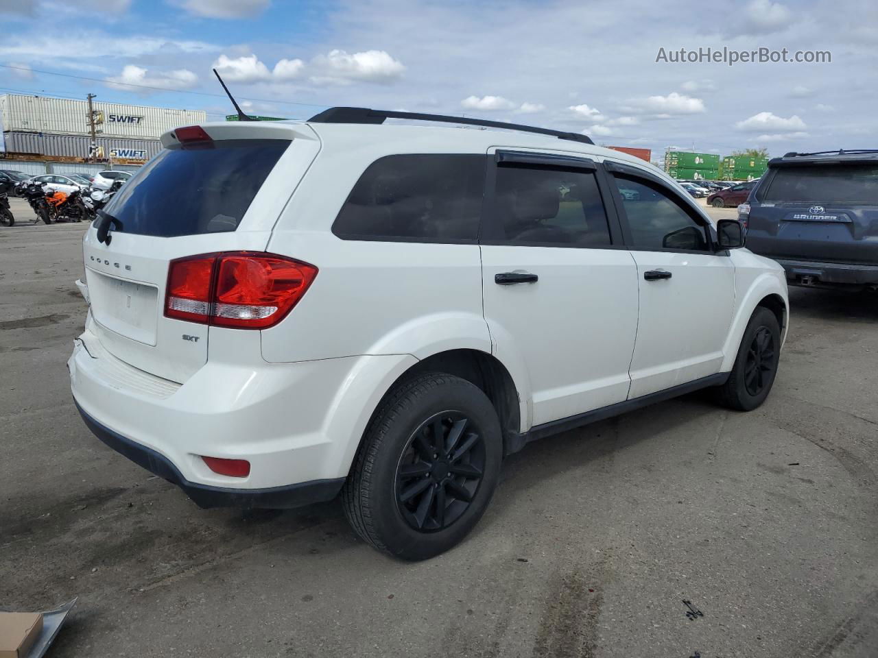 2016 Dodge Journey Sxt White vin: 3C4PDDBG5GT243577